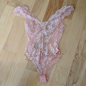 Peach Agent Provocateur bodysuit Size 4 (medium)
